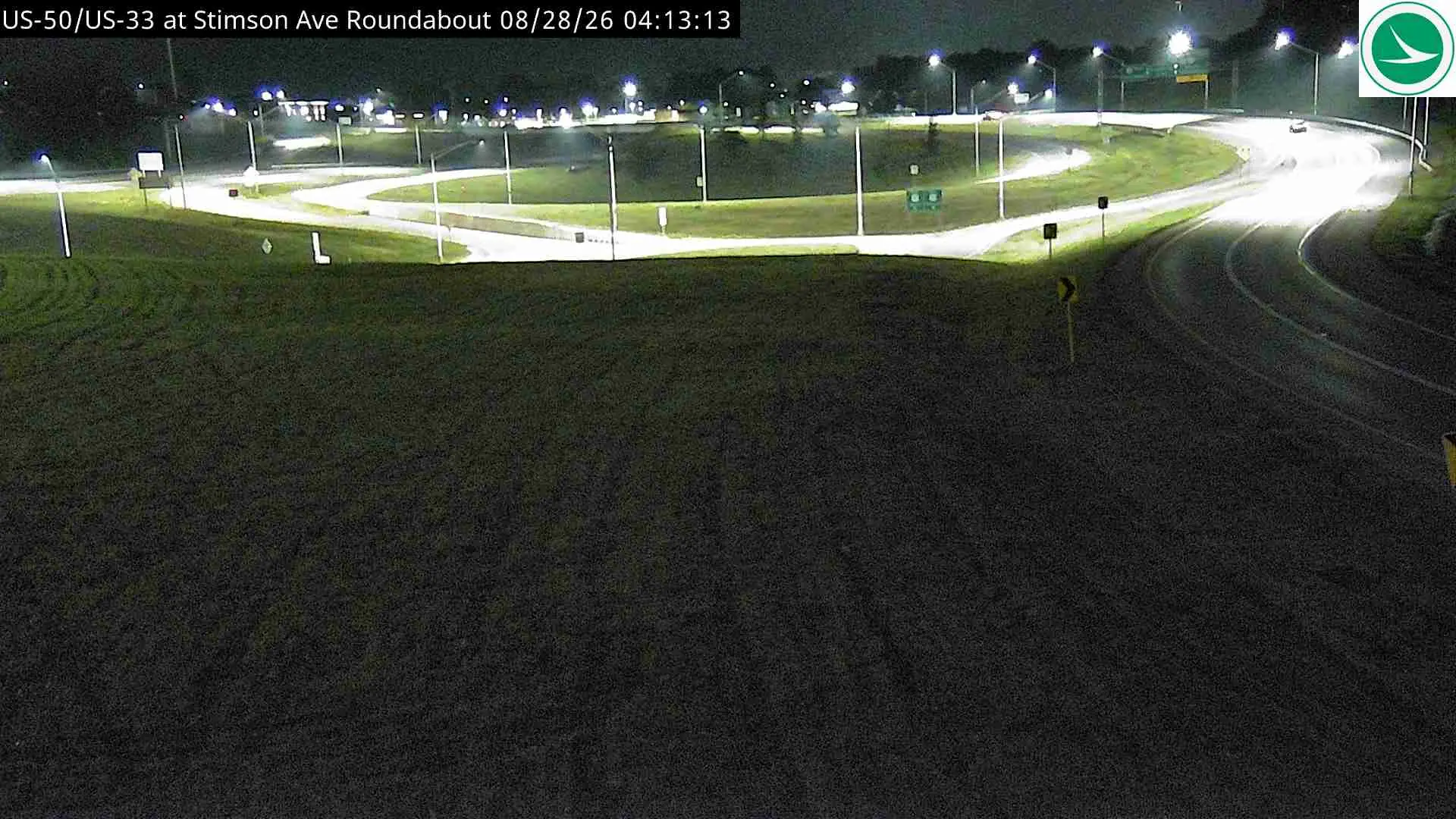 US-50/US-33 at Stimson Ave Roundabout, 1269