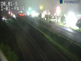 I-81 @ EXIT 5 (PA 16 GREENCASTLE/WAYNESBORO)