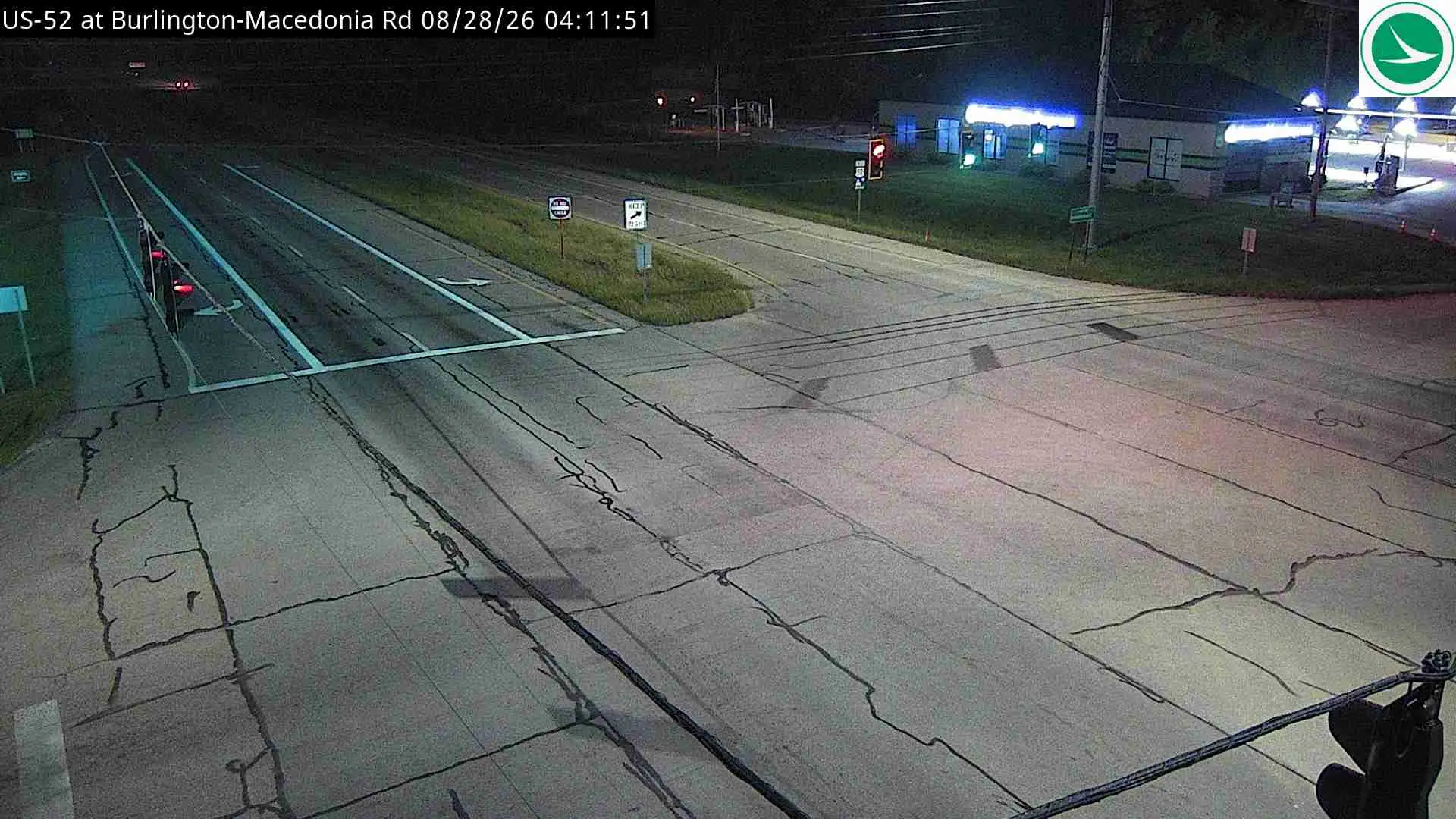 US-52 at Burlington-Macedonia Rd, D09-030