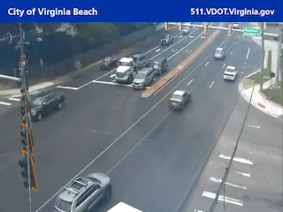 N Great Neck Rd and First Colonial Rd